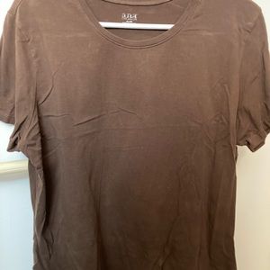 Women’s short sleeve xl brown tee